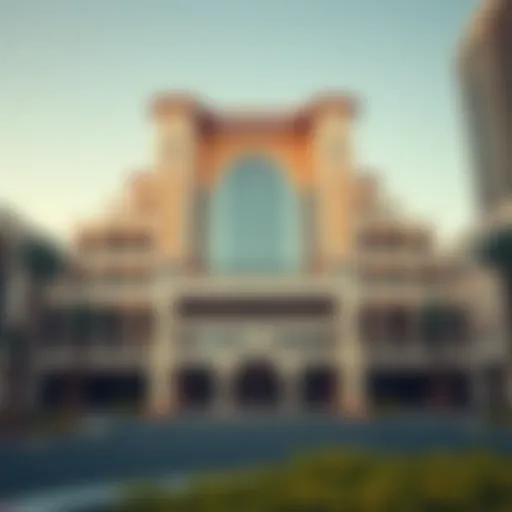 Exterior view of السفير مول showcasing its architectural grandeur