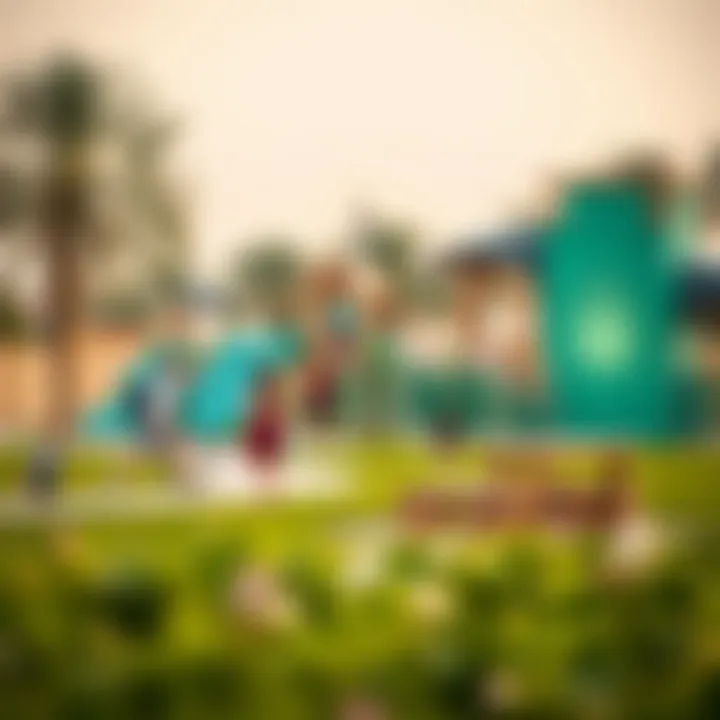 Community park in Al Wasl promoting outdoor activities