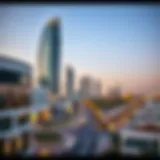 Stunning skyline view of Al Wasl with modern architecture