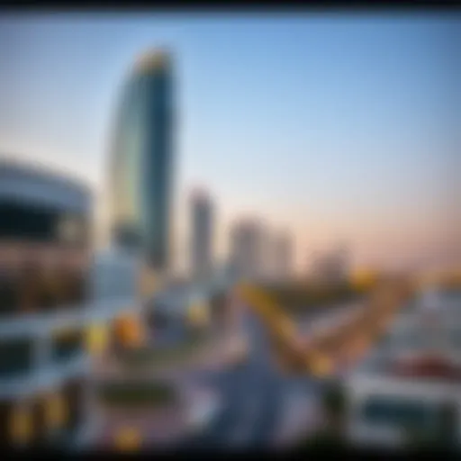 Stunning skyline view of Al Wasl with modern architecture