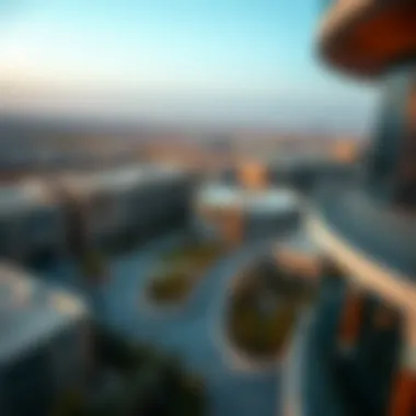 Aerial View of Al Zahia City Center Aerial view of Al Zahia City Center showcasing its modern architecture and surrounding landscape