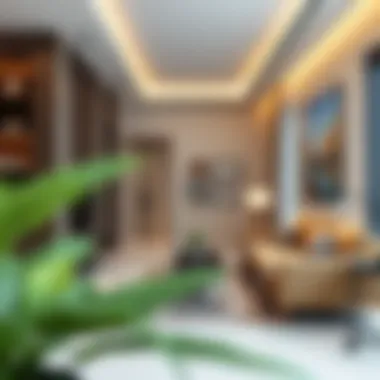 Contemporary Apartment Interiors Modern apartment interiors in Rashidiya with spacious layout