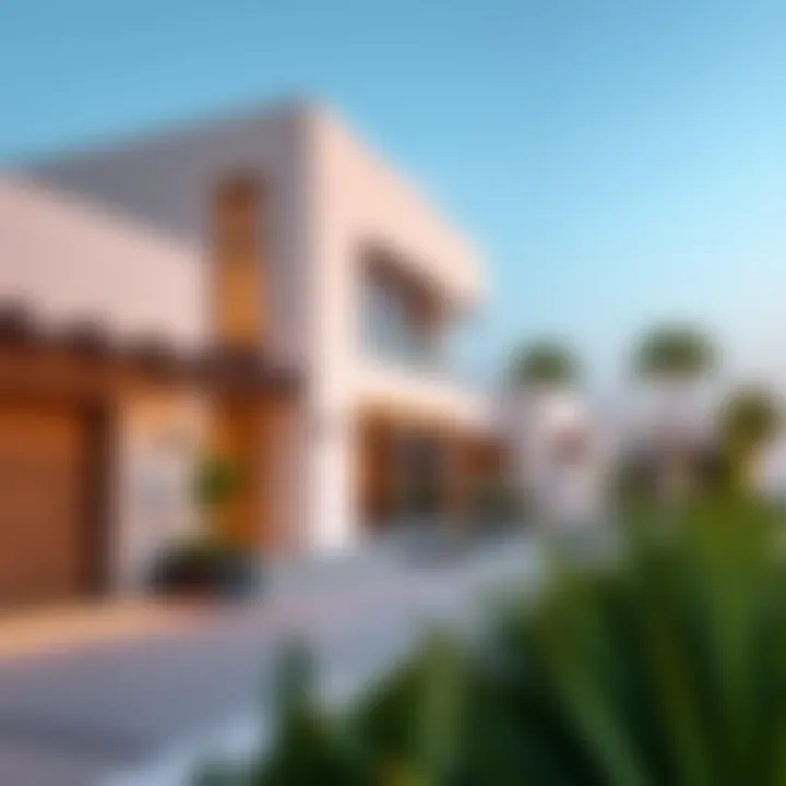 Modern architectural designs of luxury homes in Arabian Ranches