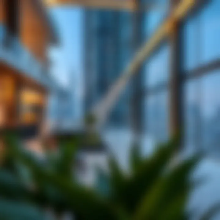 Modern amenities in near hotel apartments