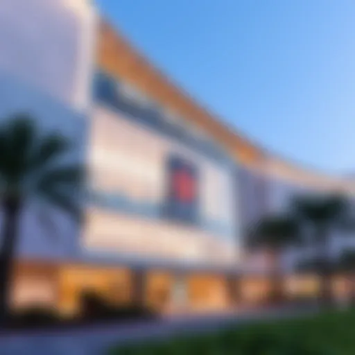Exterior view of Bin Shabib Mall showcasing modern architecture