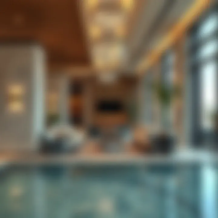 Modern amenities and lifestyle offerings at برج الصفا