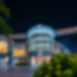 Exterior view of Carrefour Ibn Battuta showcasing its modern architecture