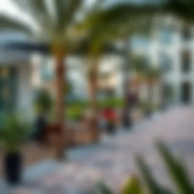 Community Amenities Surrounding Club Villas A bustling community area near Club Villas featuring amenities and recreational facilities
