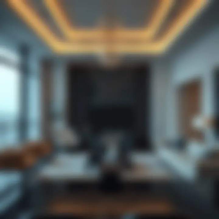 Luxurious interior space within a Damac Voleo residence