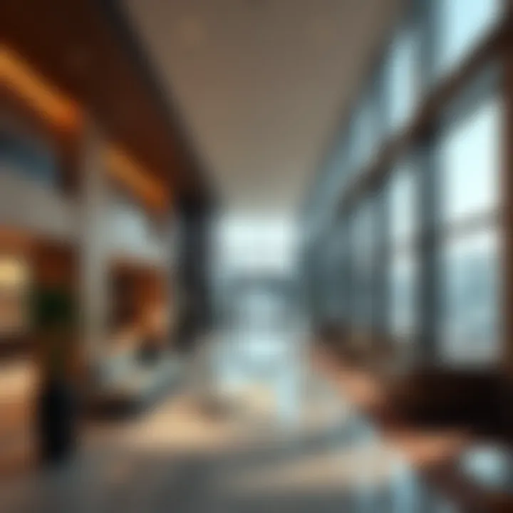An illustration of Deyaar's innovative commercial spaces with sleek design elements