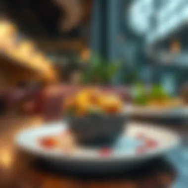 Signature Dish from a Local Eatery A beautifully plated signature dish from a local eatery