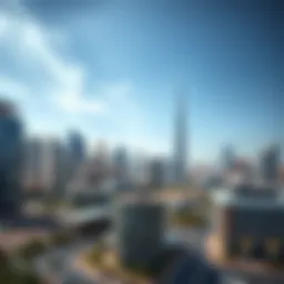 Vibrant skyline of Dubai showcasing modern architecture