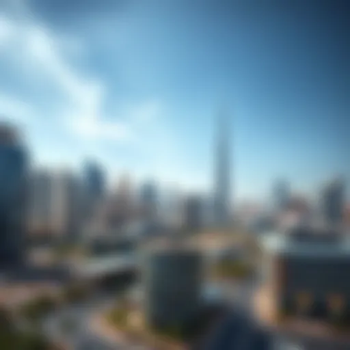 Vibrant skyline of Dubai showcasing modern architecture