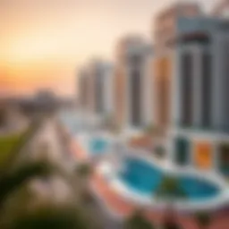 Aerial view showcasing the modern architecture of Dubai South Urbana