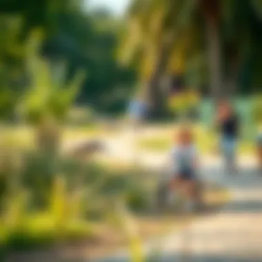 Discover the Natural Beauty of Dubai's Reserves A serene nature reserve in Dubai, featuring diverse wildlife and families enjoying a peaceful day outdoors.