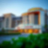 Stunning architectural facade of فندق بالما بيتش showcasing modern design