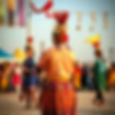 Colorful cultural performances at the festival