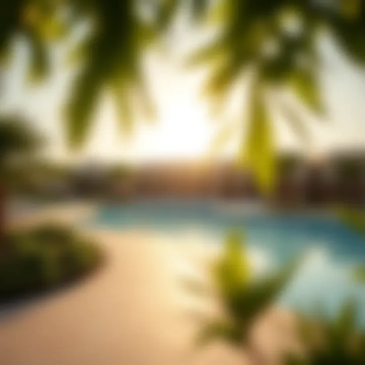 Community Amenities in Luxury Living Luxurious community amenities at Golf Promenade 5A including pools and parks