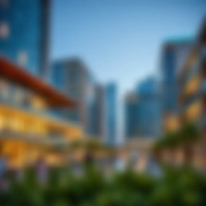 Modern architectural design of Harbour Creek buildings