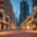 Modern architectural design reflecting UAE's urban landscape