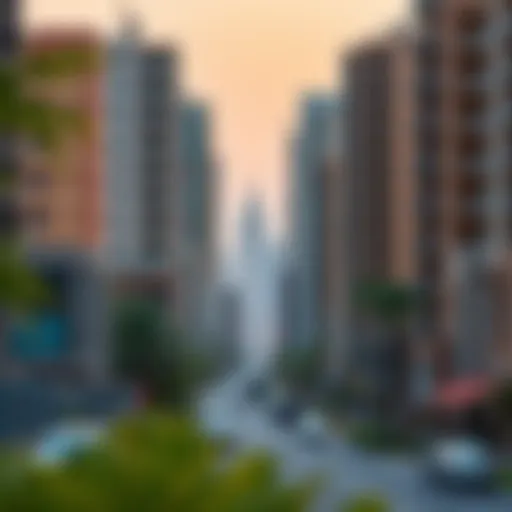 Diverse Neighborhoods in Dubai Vibrant cityscape of Dubai showcasing diverse neighborhoods
