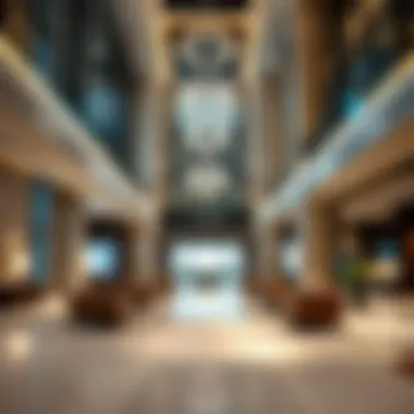Modern Interior Lobby of Jannah Place Stunning interior lobby showcasing modern design