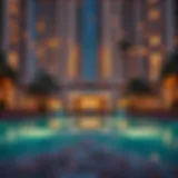 Luxurious exterior view of Jannah Place at Dubai Marina