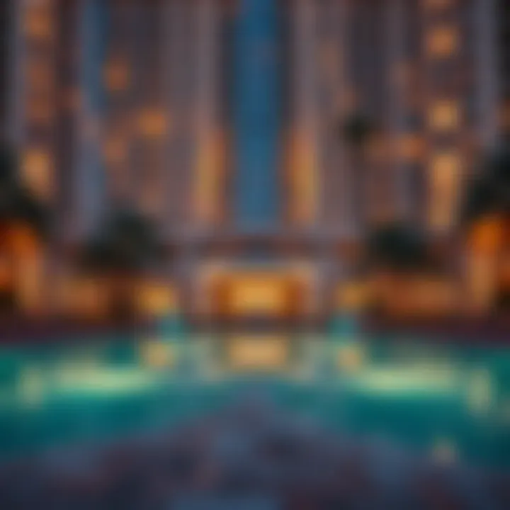 Luxurious exterior view of Jannah Place at Dubai Marina