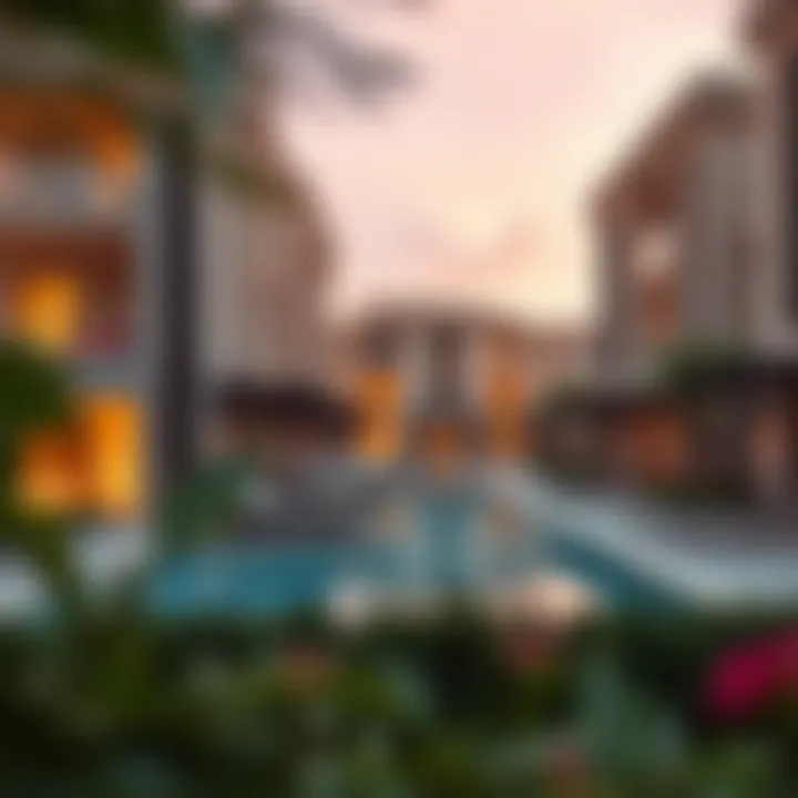 Luxurious residential buildings in Julfar representing the local real estate market