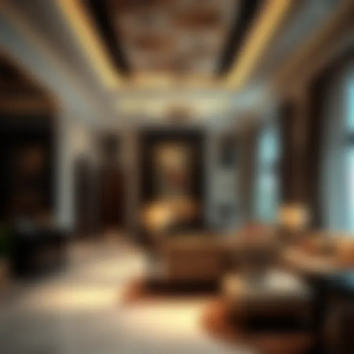 Luxurious interiors of a Dubai mansion