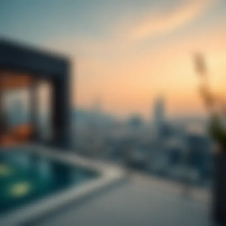 Stunning skyline view from a high-end property