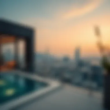 Stunning Skyline View from a High-End Property Stunning skyline view from a high-end property