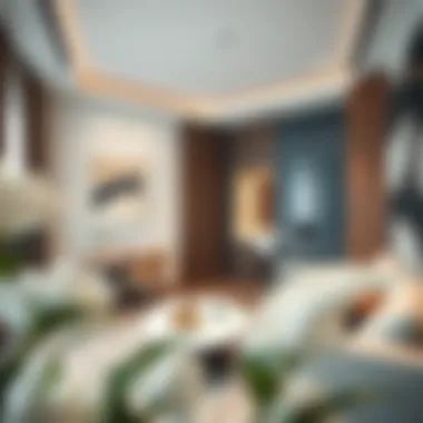 Modern Studio Living Space Cozy studio interior showcasing modern design