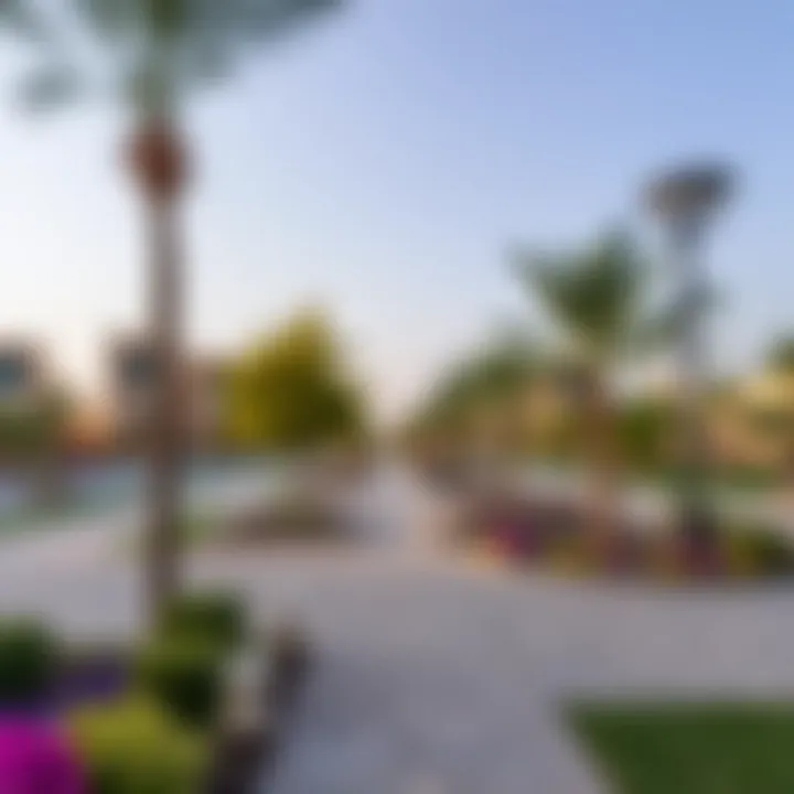 Local amenities and recreational facilities within Nad Al Sheba Gardens