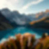 Breathtaking view of a serene mountain landscape