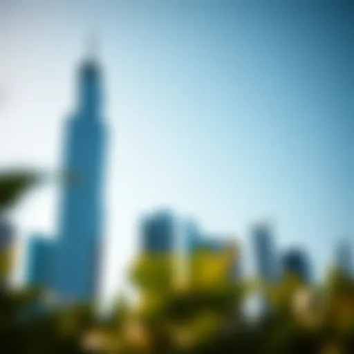 Stunning view of Ontario Tower against a clear blue sky