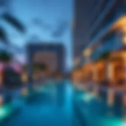 Architectural design of Palm Beach Towers 3