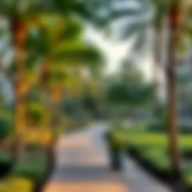 Green Spaces around Park Heights 2 Lush green spaces surrounding Park Heights 2