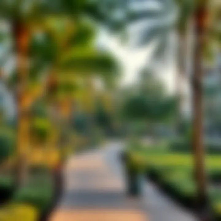 Green Spaces around Park Heights 2 Lush green spaces surrounding Park Heights 2