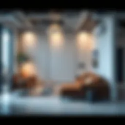 Modern partition rental setup in Al Rigga