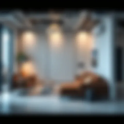 Modern partition rental setup in Al Rigga