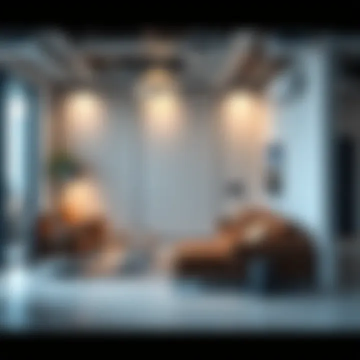 Modern partition rental setup in Al Rigga