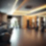 Luxurious private gym setting with modern equipment