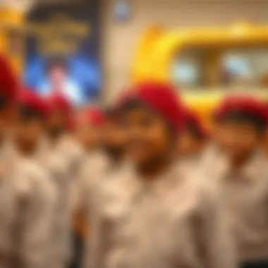 Cultural Diversity in Dubai's Private Schools Diverse cultural events showcasing student talents in a private school setting.