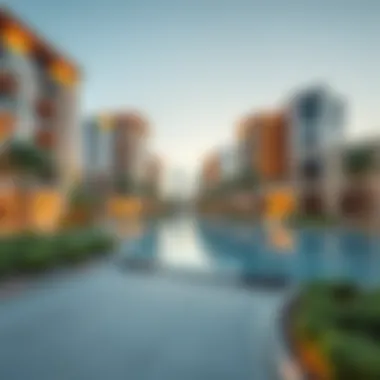 Ras Khor Modern Living Modern residential buildings in Ras Khor reflecting the area's real estate growth