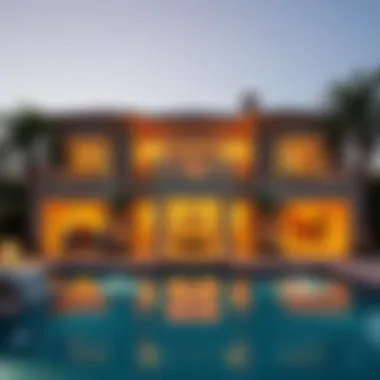 Luxury Living: Villas in Dubai Luxurious villa in a prime neighborhood