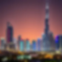 Stunning skyline of Dubai showcasing modern architecture