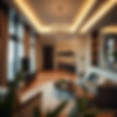 Luxurious Rental Apartment Interior Interior of a luxurious rental apartment in Dubai