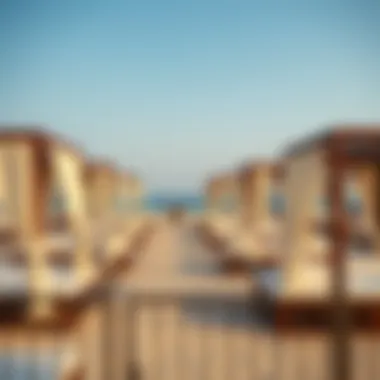 Luxurious cabanas and sun loungers available for visitors at Rotana Beach