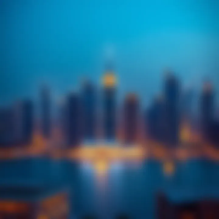 The Majestic Skyline of Royal Regency Business Bay Stunning skyline view of Royal Regency Business Bay